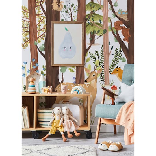 RoomMates Forest Animal Hide & Seek Peel & Stick Wall Mural